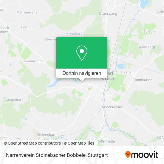 Narrenverein Stoinebacher Bobbele Karte