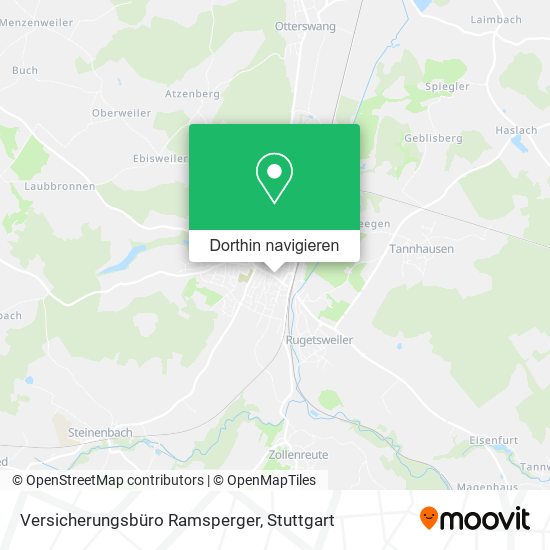 Versicherungsbüro Ramsperger Karte