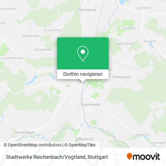 Stadtwerke Reichenbach / Vogtland Karte