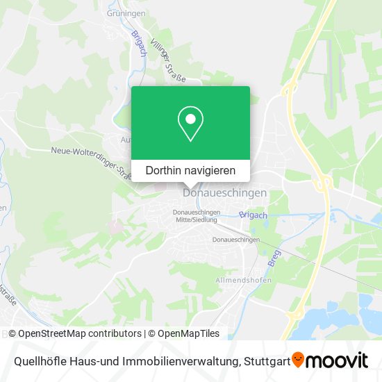 Quellhöfle Haus-und Immobilienverwaltung Karte