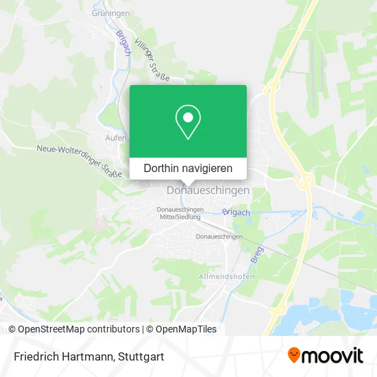 Friedrich Hartmann Karte