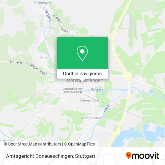 Amtsgericht Donaueschingen Karte