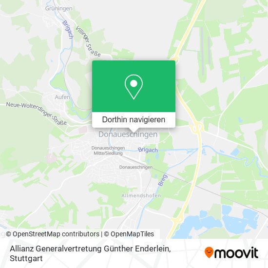 Allianz Generalvertretung Günther Enderlein Karte
