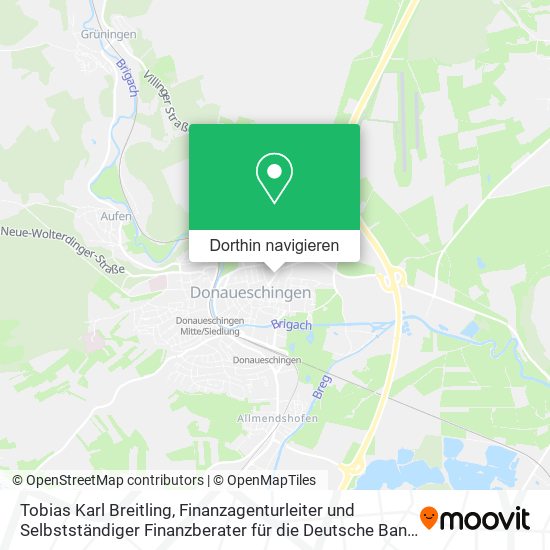Tobias Karl Breitling, Finanzagenturleiter und Selbstständiger Finanzberater für die Deutsche Bank Karte