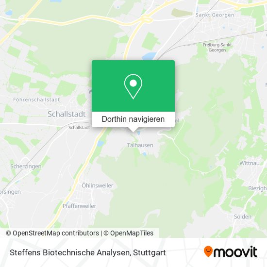 Steffens Biotechnische Analysen Karte