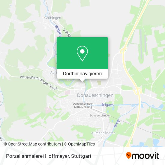 Porzellanmalerei Hoffmeyer Karte