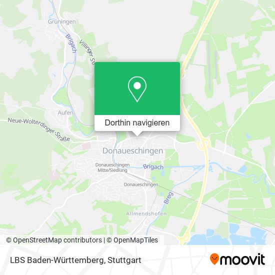 LBS Baden-Württemberg Karte