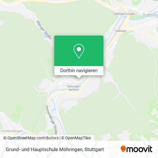 Grund- und Hauptschule Möhringen Karte