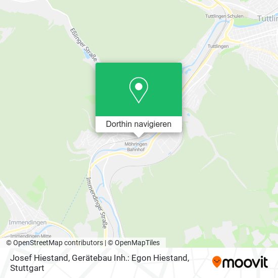 Josef Hiestand, Gerätebau Inh.: Egon Hiestand Karte