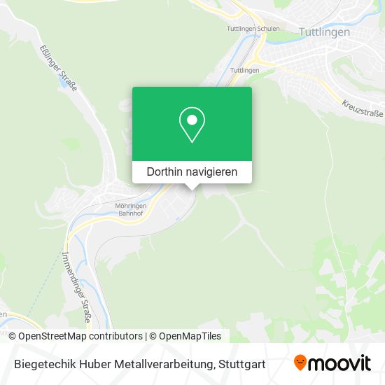 Biegetechik Huber Metallverarbeitung Karte