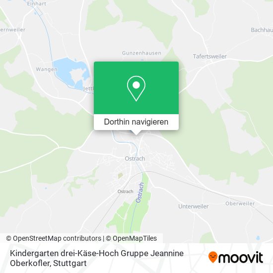Kindergarten drei-Käse-Hoch Gruppe Jeannine Oberkofler Karte