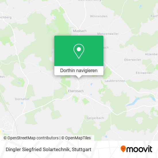 Dingler Siegfried Solartechnik Karte
