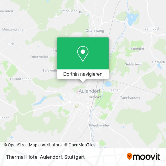 Thermal-Hotel Aulendorf Karte