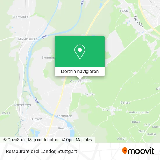 Restaurant drei Länder Karte