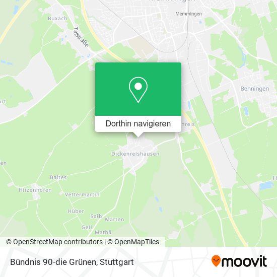 Bündnis 90-die Grünen Karte