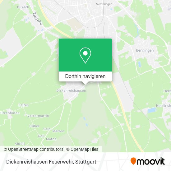 Dickenreishausen Feuerwehr Karte