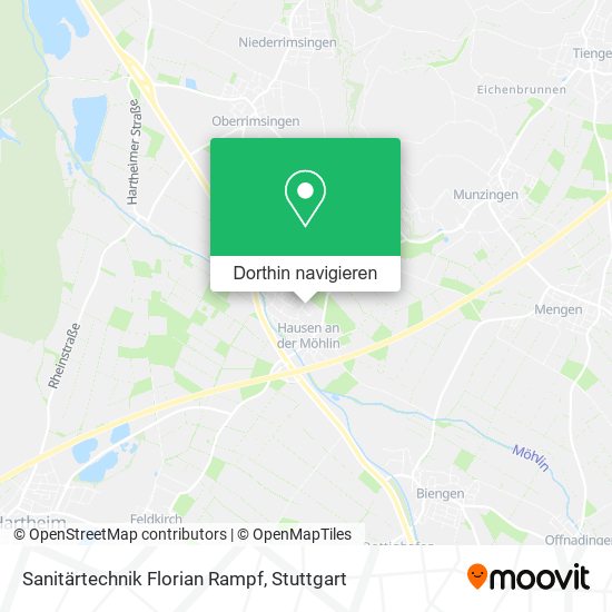 Sanitärtechnik Florian Rampf Karte