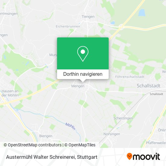Austermühl Walter Schreinerei Karte