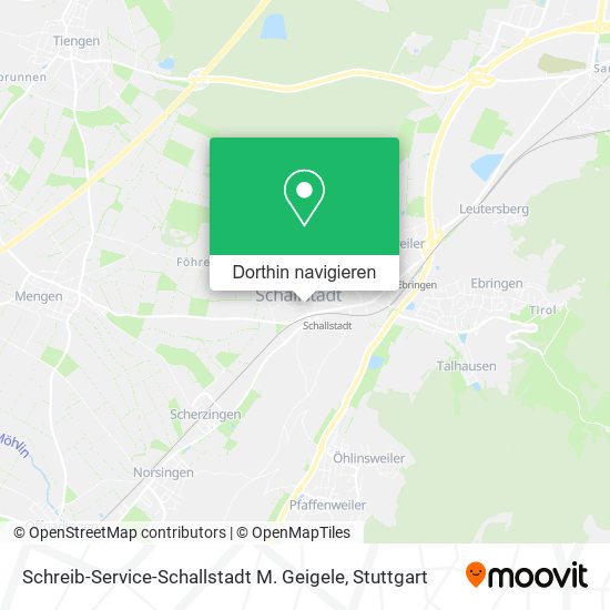 Schreib-Service-Schallstadt M. Geigele Karte