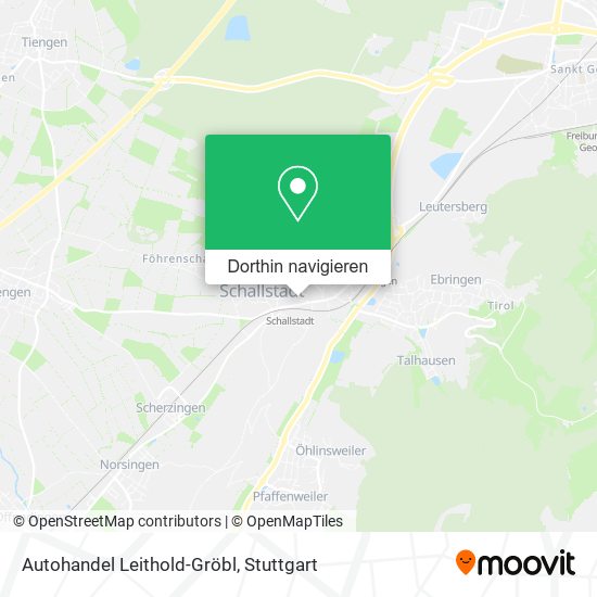 Autohandel Leithold-Gröbl Karte