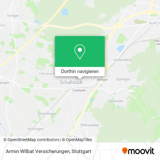 Armin Wilbat Versicherungen Karte