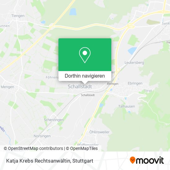 Katja Krebs Rechtsanwältin Karte