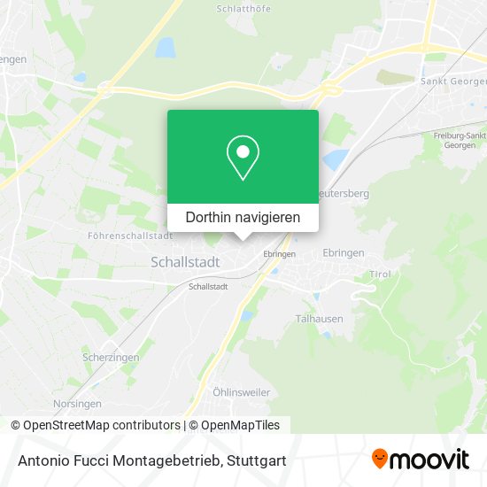 Antonio Fucci Montagebetrieb Karte