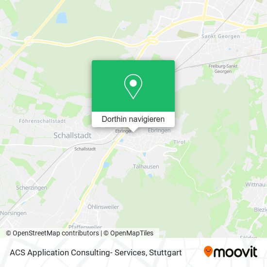 ACS Application Consulting- Services Karte
