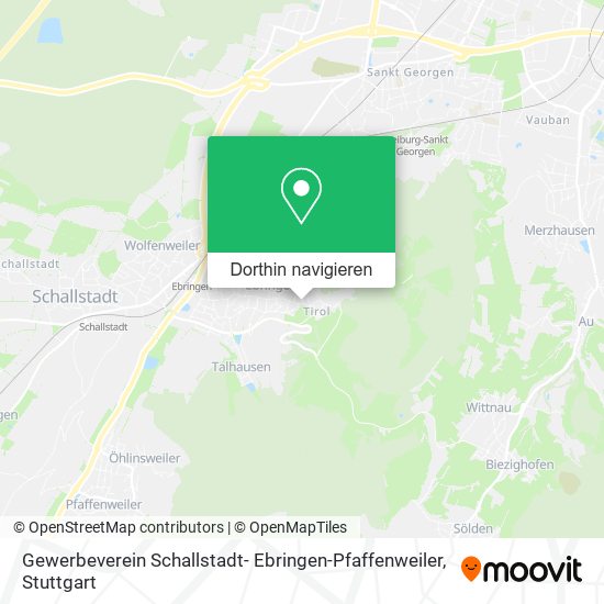 Gewerbeverein Schallstadt- Ebringen-Pfaffenweiler Karte