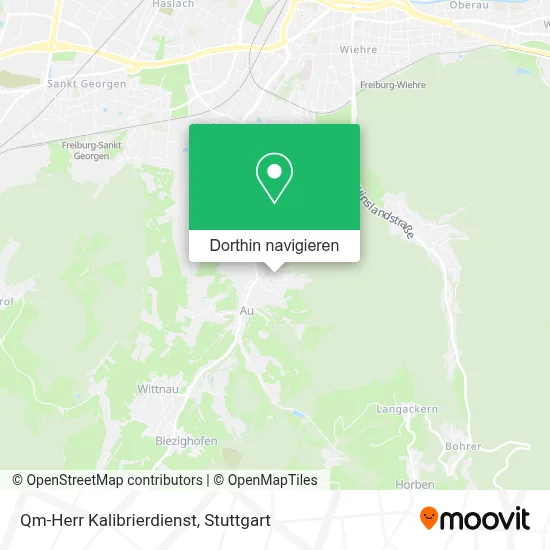 Qm-Herr Kalibrierdienst Karte
