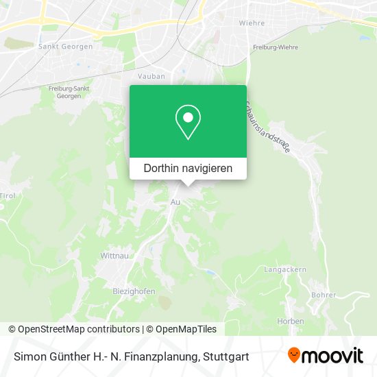 Simon Günther H.- N. Finanzplanung Karte
