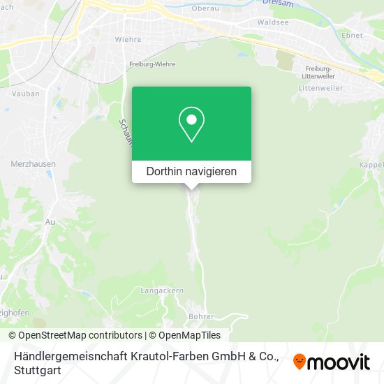 Händlergemeisnchaft Krautol-Farben GmbH & Co. Karte