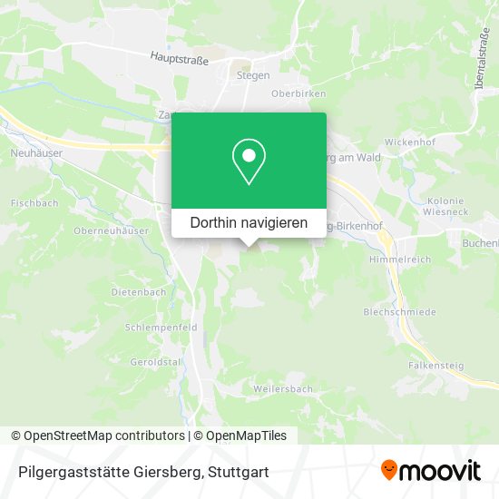 Pilgergaststätte Giersberg Karte