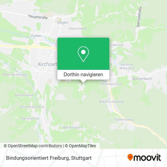 Bindungsorientiert Freiburg Karte