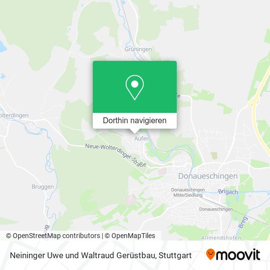 Neininger Uwe und Waltraud Gerüstbau Karte