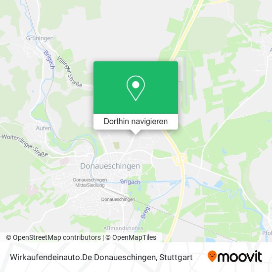 Wirkaufendeinauto.De Donaueschingen Karte