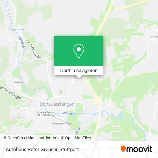 Autohaus Peter Greuner Karte