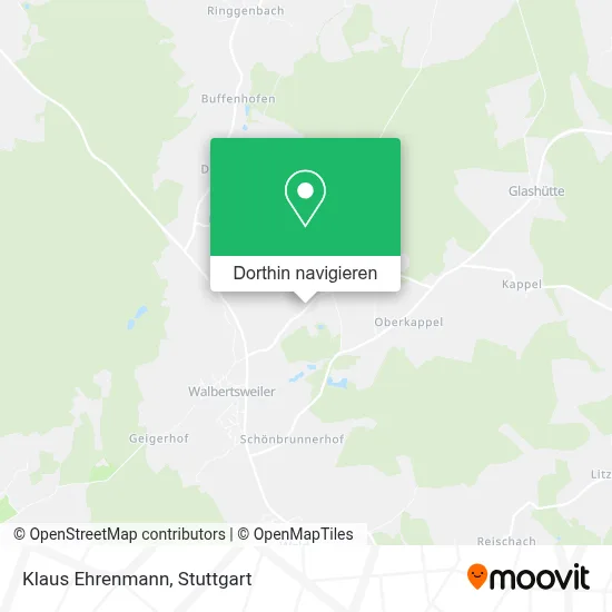 Klaus Ehrenmann Karte