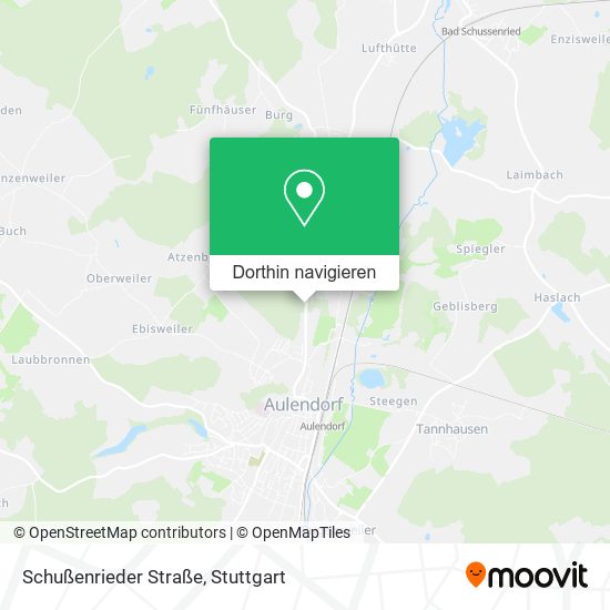 Schußenrieder Straße Karte