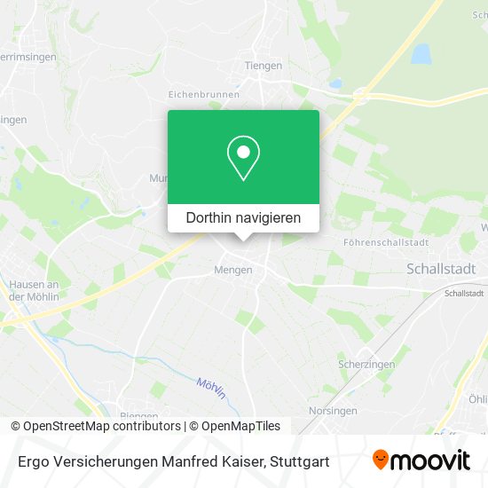 Ergo Versicherungen Manfred Kaiser Karte