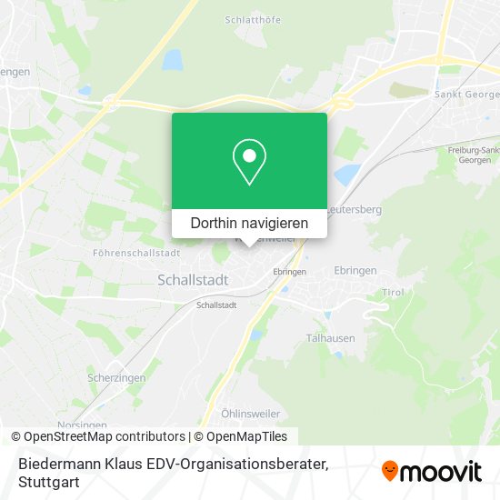 Biedermann Klaus EDV-Organisationsberater Karte