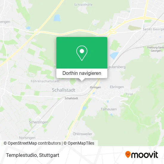 Templestudio Karte
