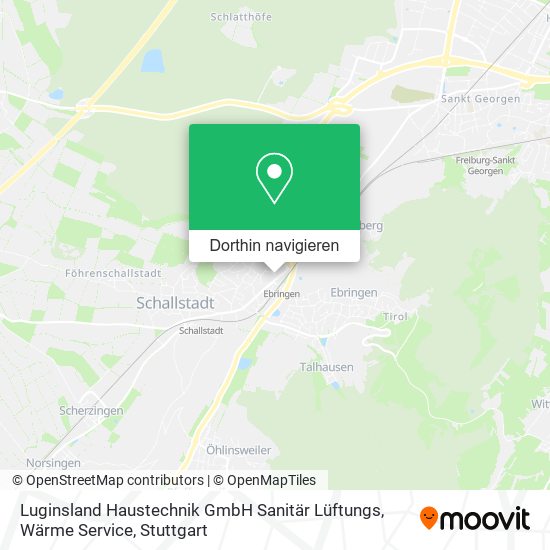Luginsland Haustechnik GmbH Sanitär Lüftungs, Wärme Service Karte