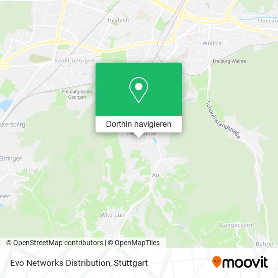 Evo Networks Distribution Karte