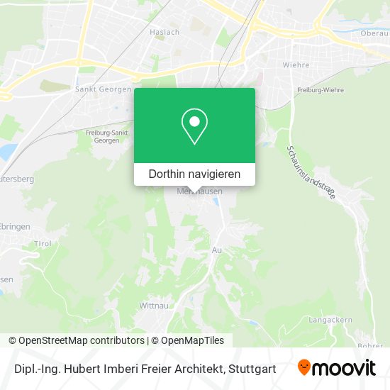 Dipl.-Ing. Hubert Imberi Freier Architekt Karte