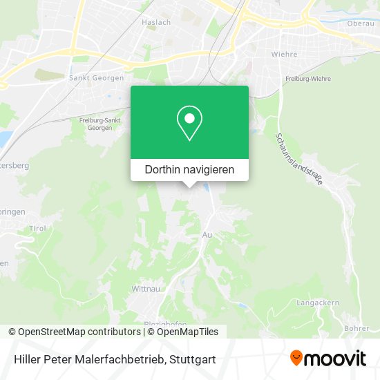 Hiller Peter Malerfachbetrieb Karte