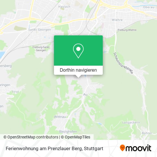 Ferienwohnung am Prenzlauer Berg Karte