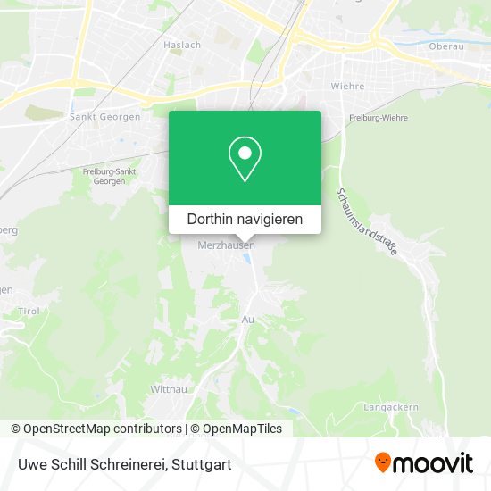 Uwe Schill Schreinerei Karte
