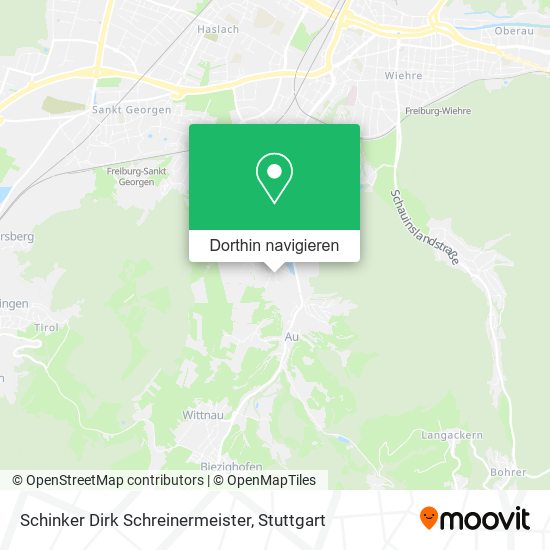 Schinker Dirk Schreinermeister Karte