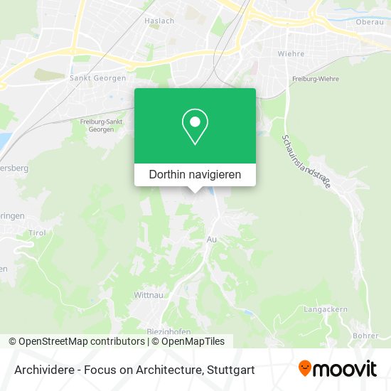 Archividere - Focus on Architecture Karte